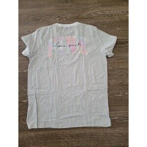 VS PINK CAMPUS TEE SHIRT RINGER FREYA TIE DYE xl